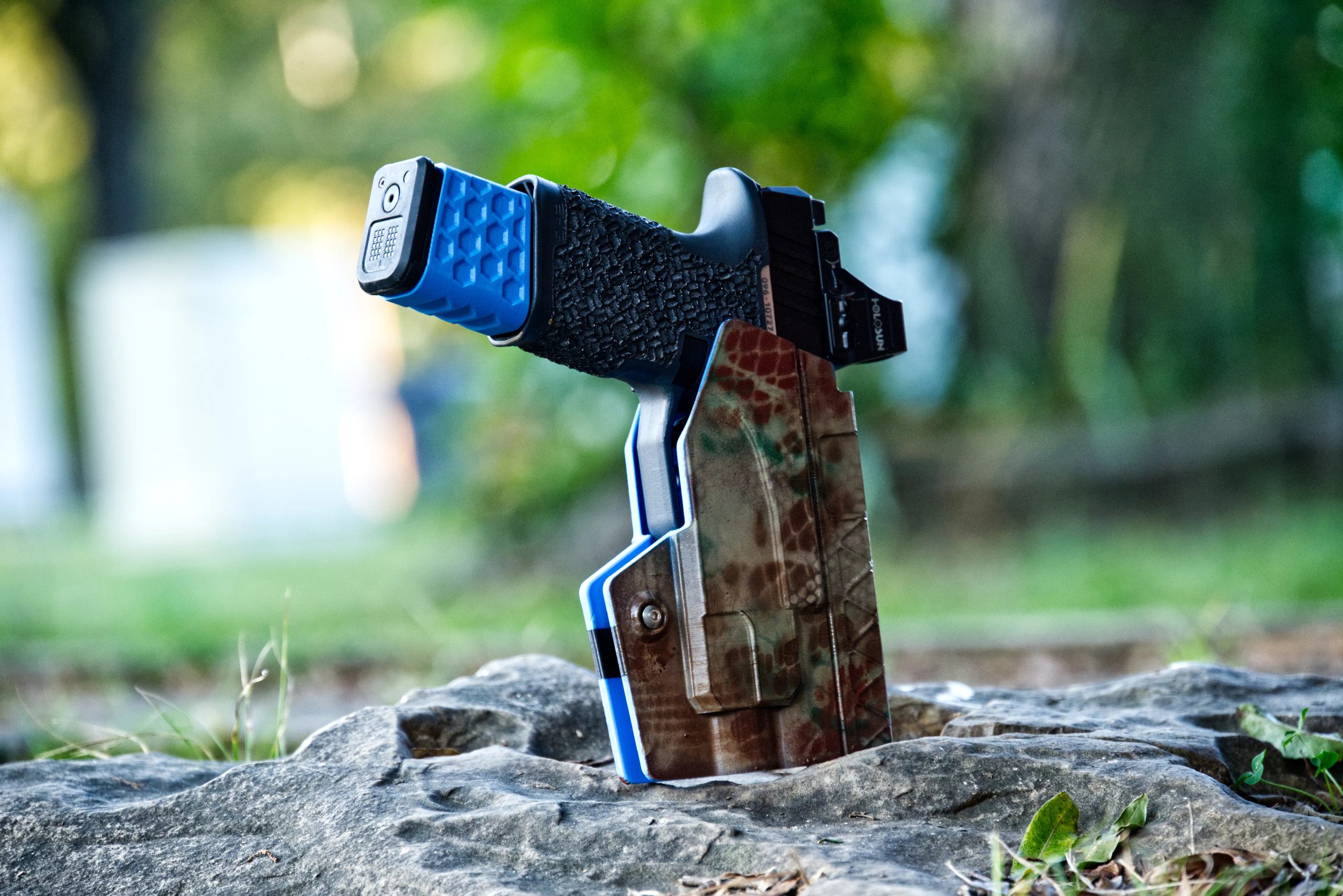 格洛克 17/19 + TLR-7 战术灯外置枪套(带光学瞄具开口)